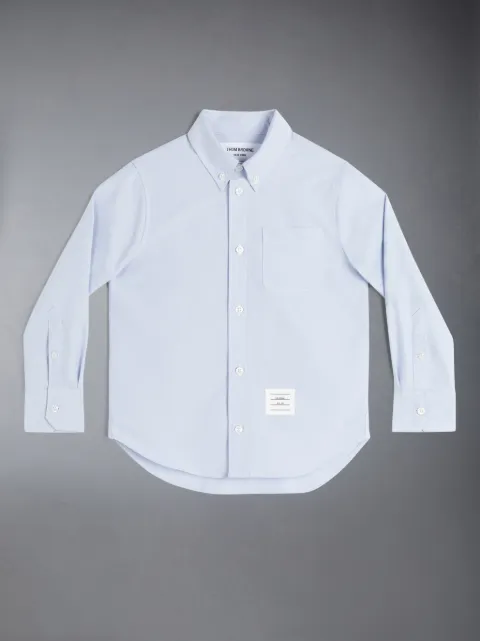 OXFORD PLEATED BOTTOM SHIRT | Thom Browne