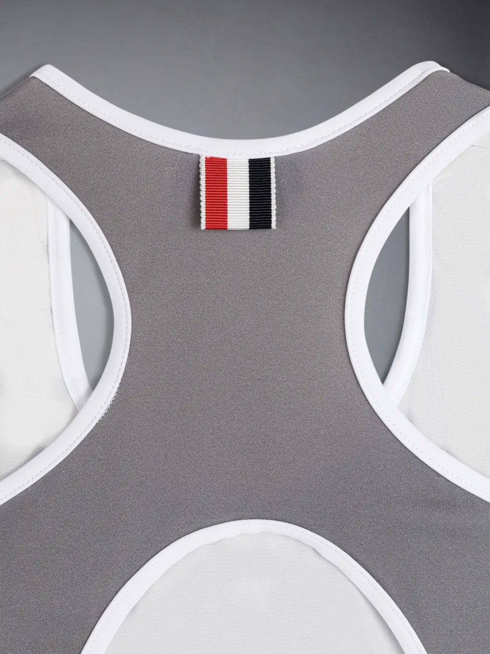 Children s Swim Tech 4 Bar One Piece Swimsuit Thom Browne