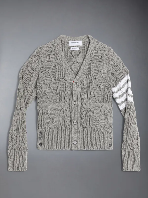 COTTON CLASSIC V-NECK CARDIGAN