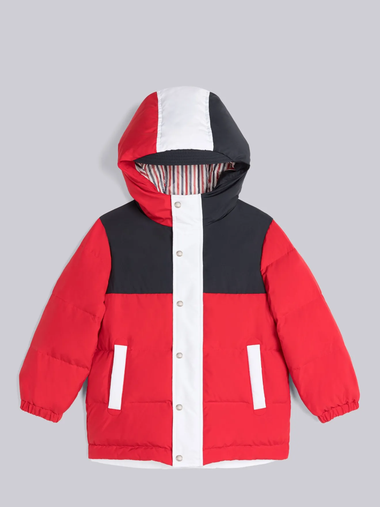 Fun-Mix Down Ripstop Hooded Ski Jacket | Thom Browne