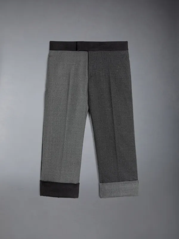 Fun-Mix Super 120's Twill Classic Backstrap Trouser