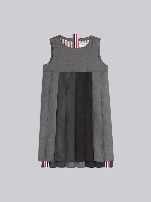 Fun-Mix Super 120's Twill High Yoke Dress