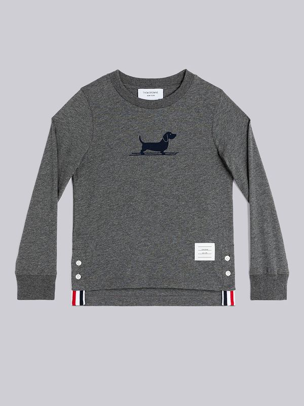 コットンジャージー HECTOR プリント ロングスリーブ Tシャツ