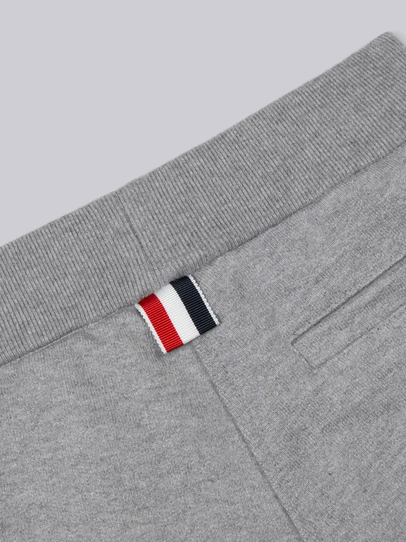 Medium Grey Classic Cotton Loopback Jersey Engineered 4-Bar Sweat Shorts