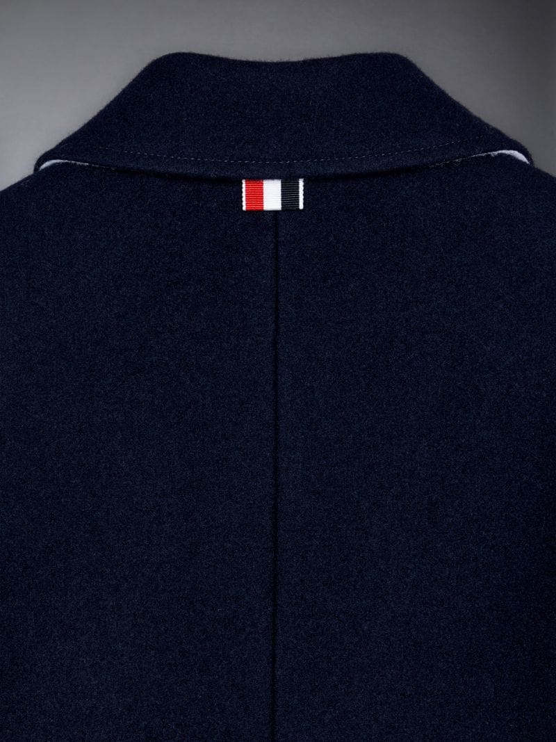 Melton Wool Peacoat | Thom Browne