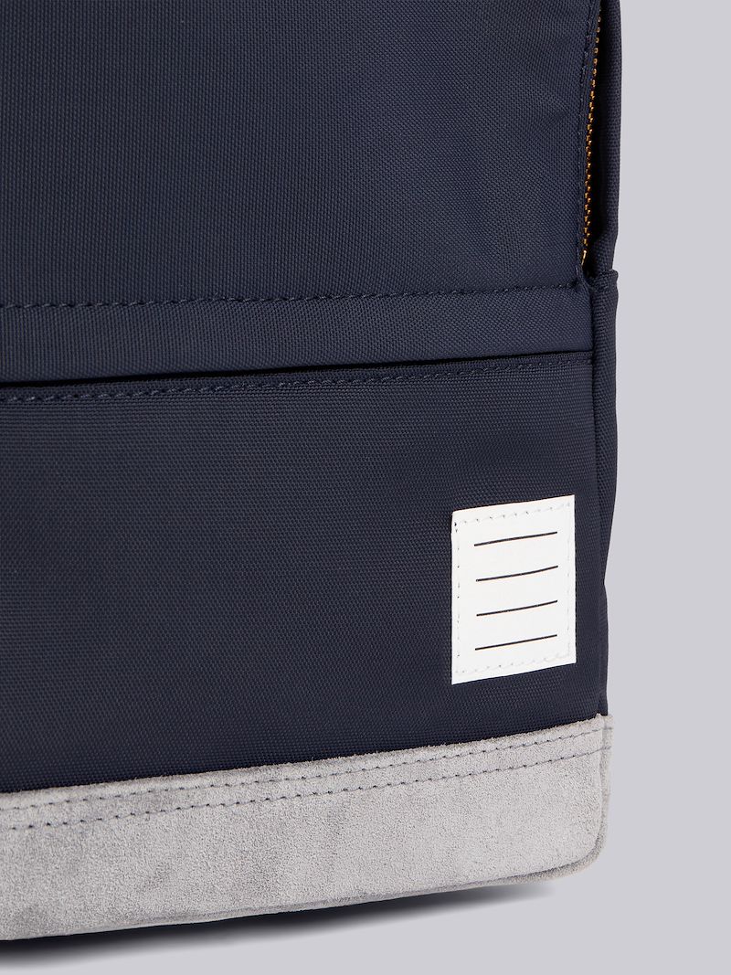 Navy Nylon Backpack