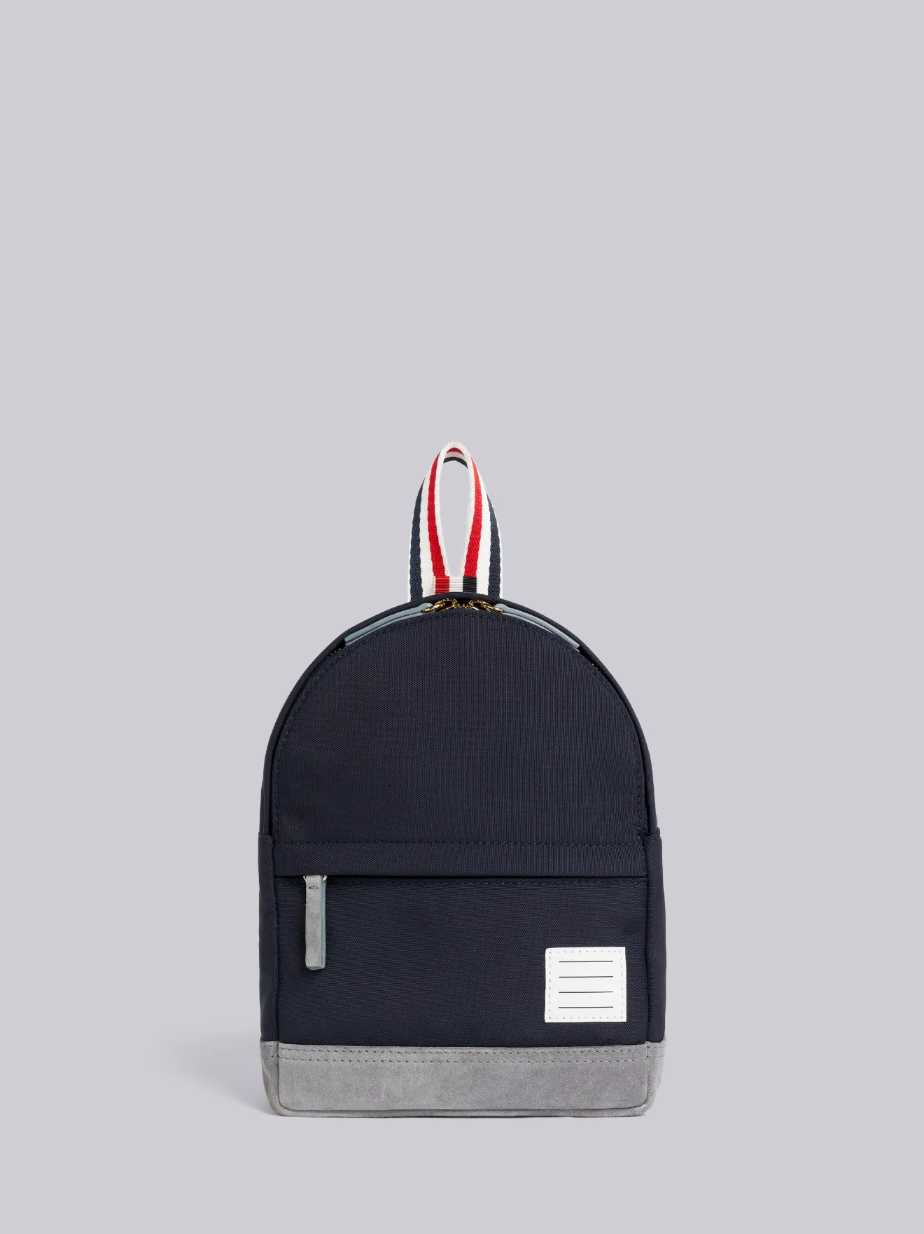 navy nylon backpack