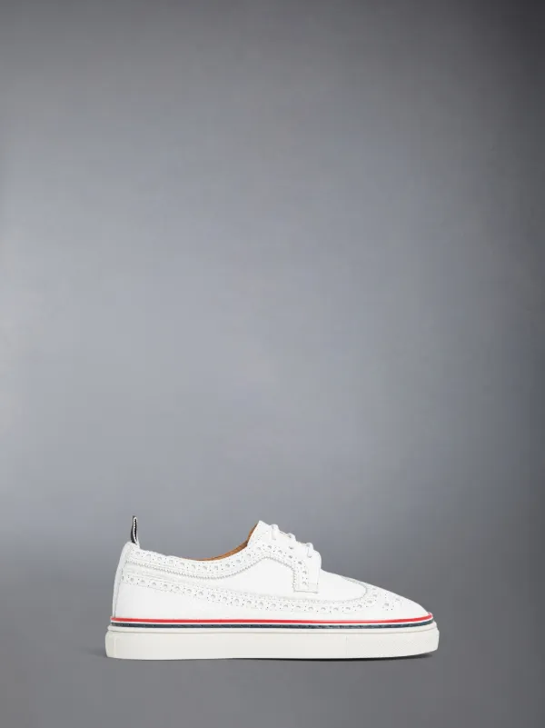 PEBBLE GRAIN LEATHER LONGWING TRAINER