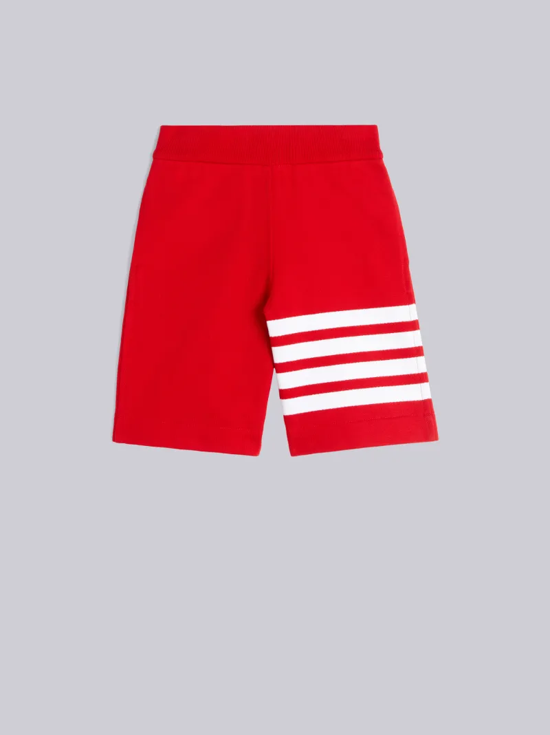 Red Classic Loopback Engineered 4-Bar Sweatshort Red Classic Loopback Engineered 4-Bar Sweatshort