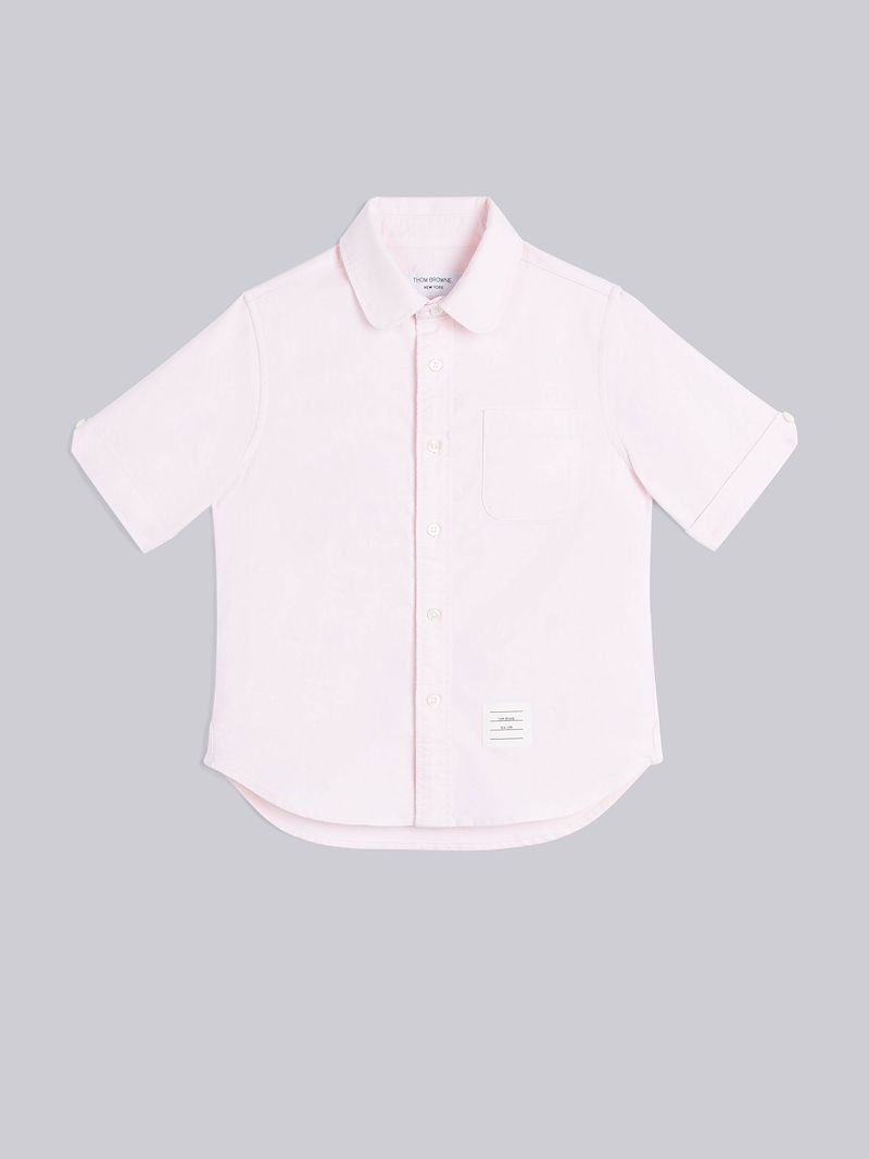 short-sleeve cotton shirt