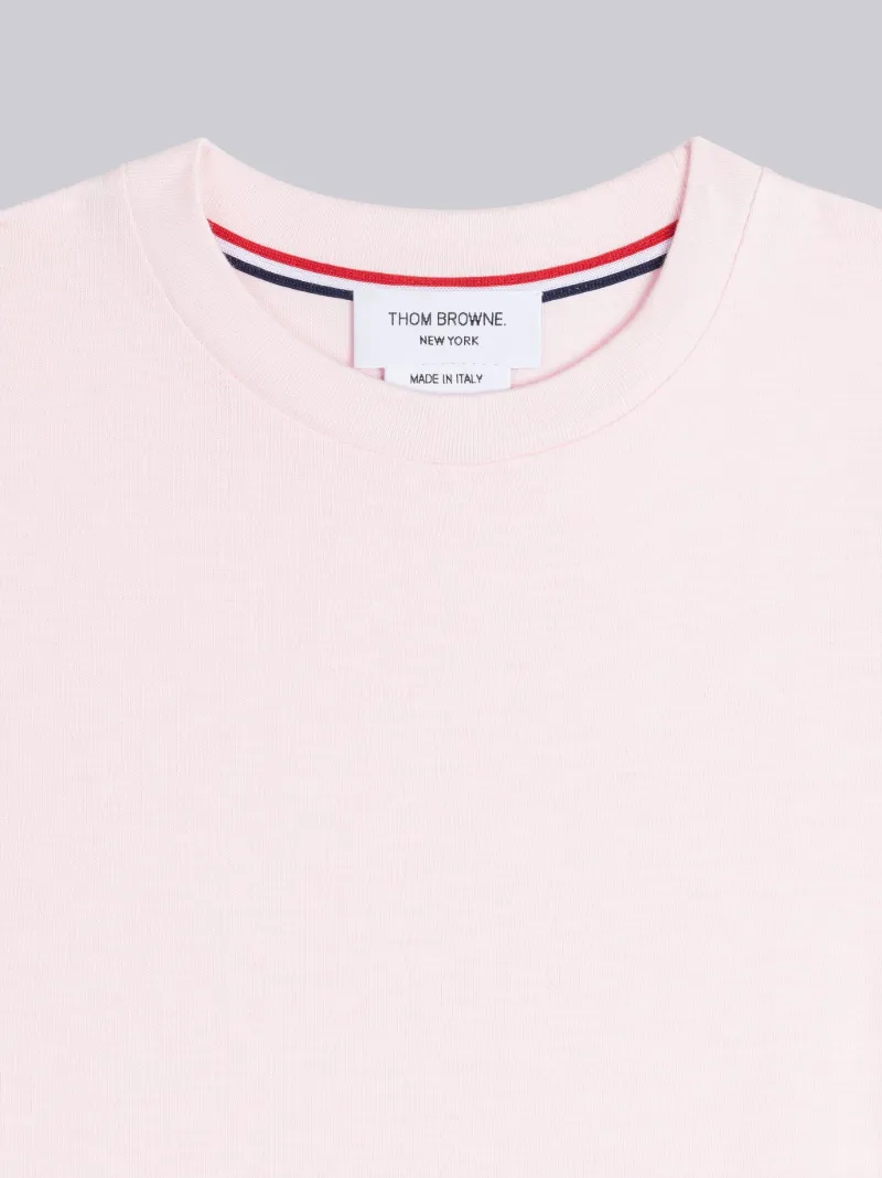 stripe-detail T-shirt dress