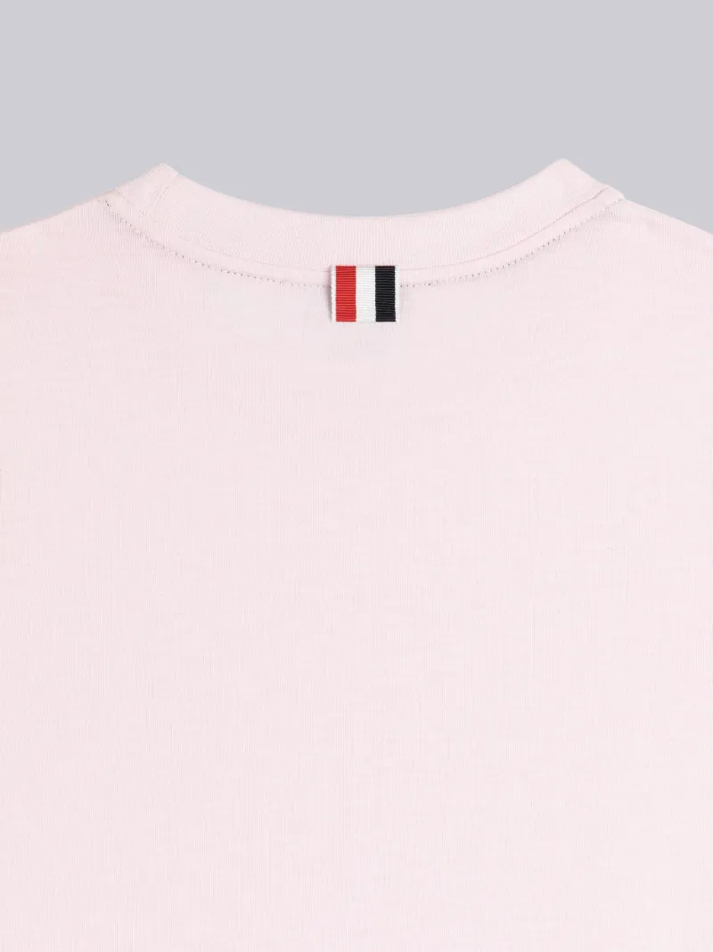 stripe-detail T-shirt dress