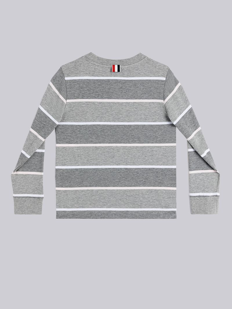 striped long-sleeved sweater
