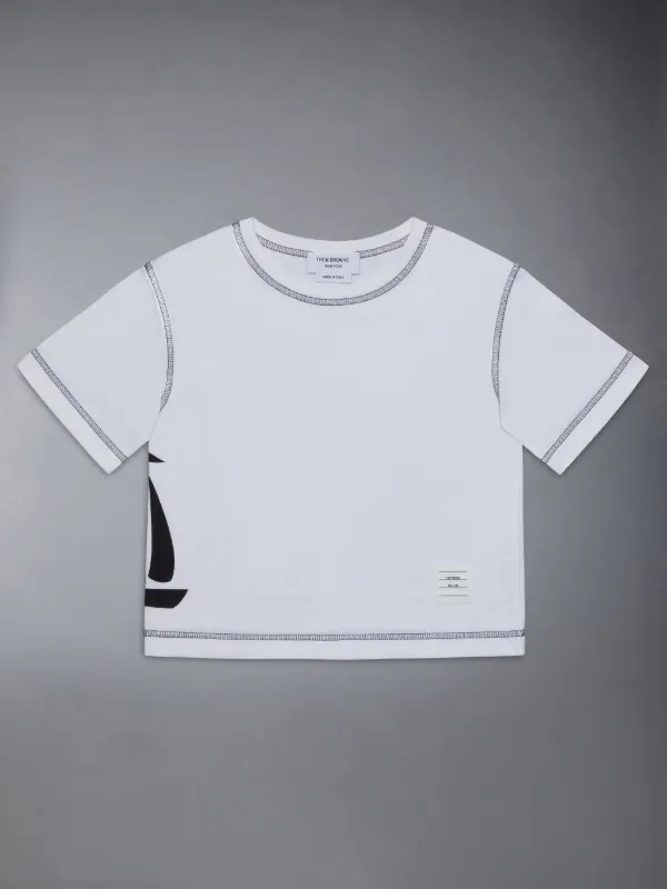 ヘビーウェイト ジャージー プリント アイコン ボクシー ショートスリーブ Tシャツ