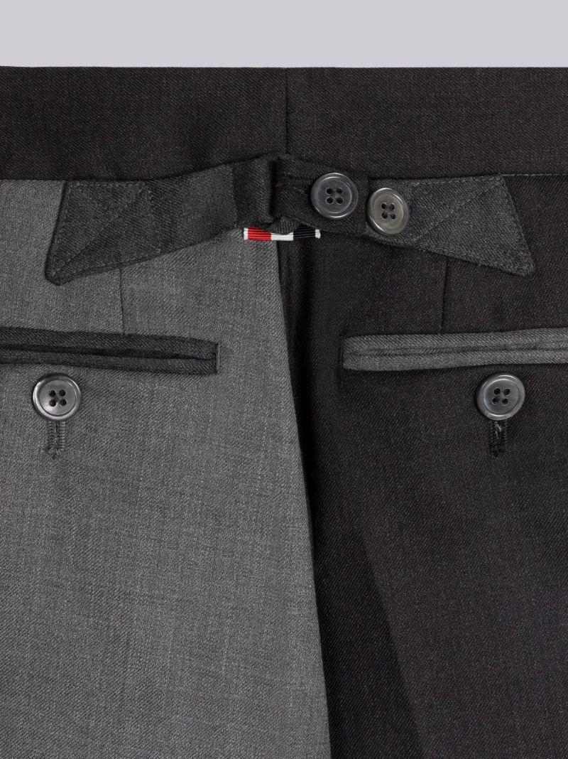 two-tone bermuda shorts