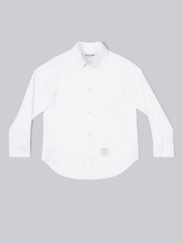 White Cotton Oxford Classic Shirt