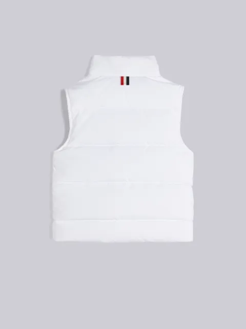 Medium Grey Wool Melton Stripe Rib Trim Leather Sleeve Varsity ...