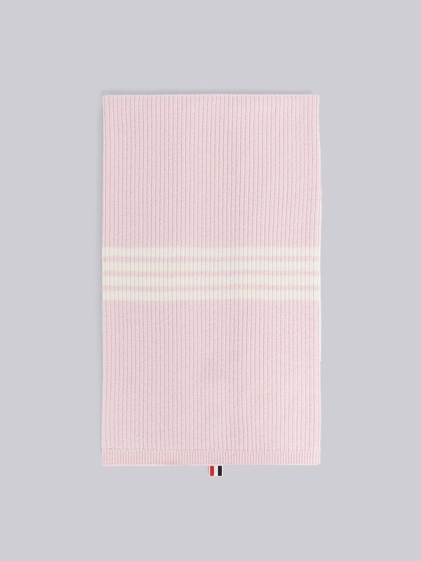 WOOL CASHMERE 4-BAR BLANKET