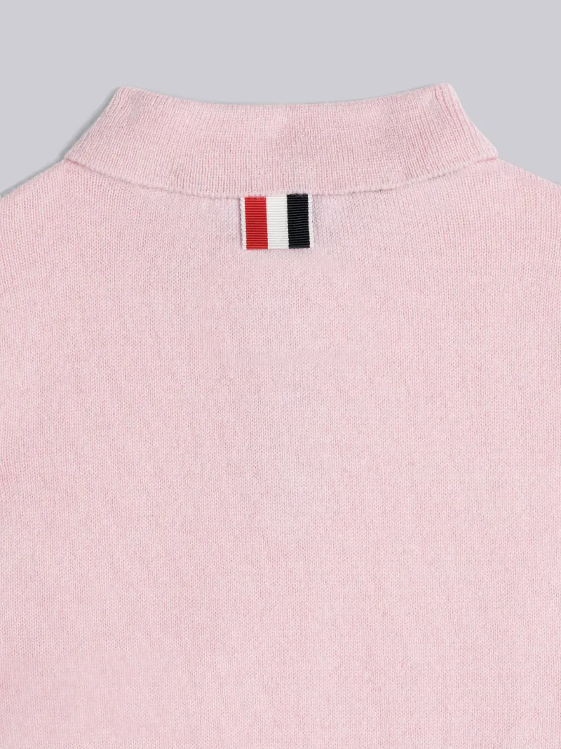 WOOL CASHMERE STRIPE TRIM INFANT POLO