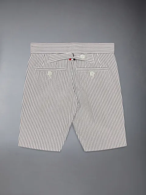 キッズ タイプライター ラグビーショートパンツブラウン | Thom Browne 