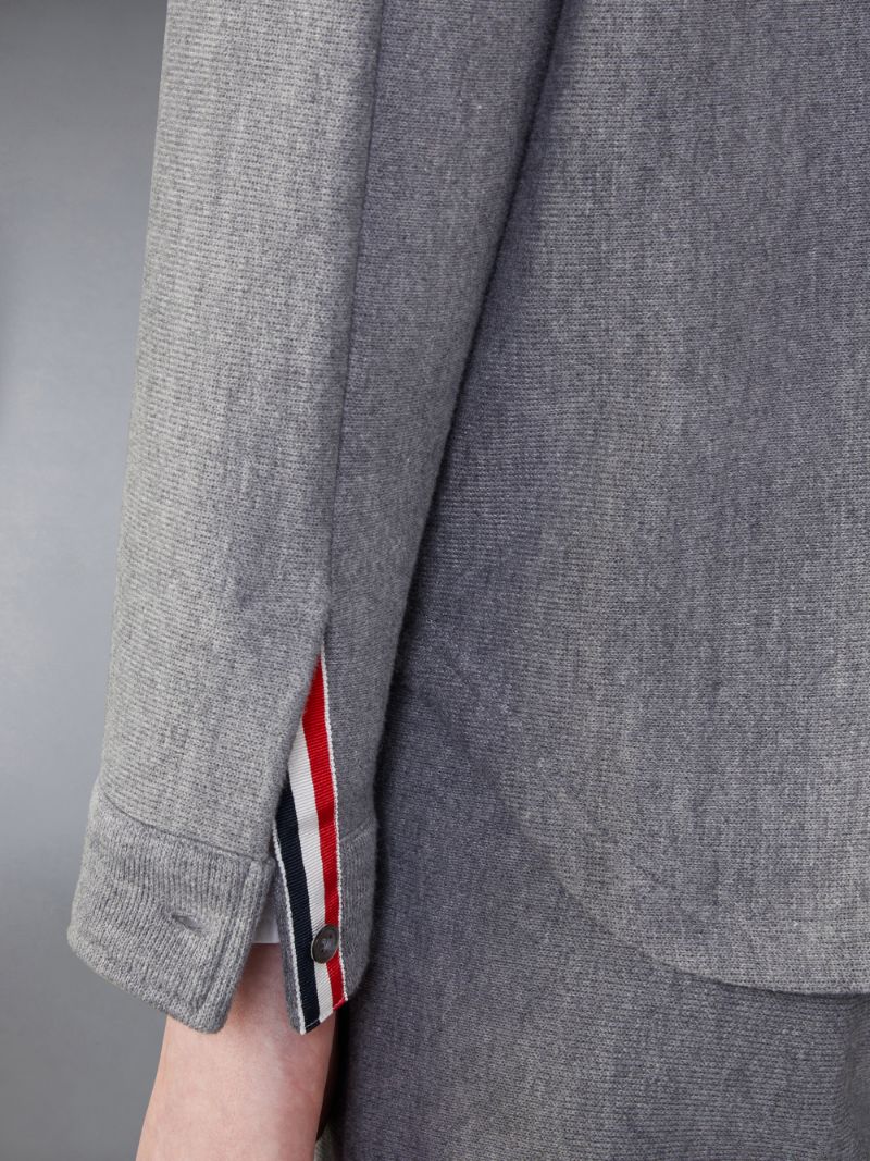 Knit Cotton Shirt Jacket | Thom Browne