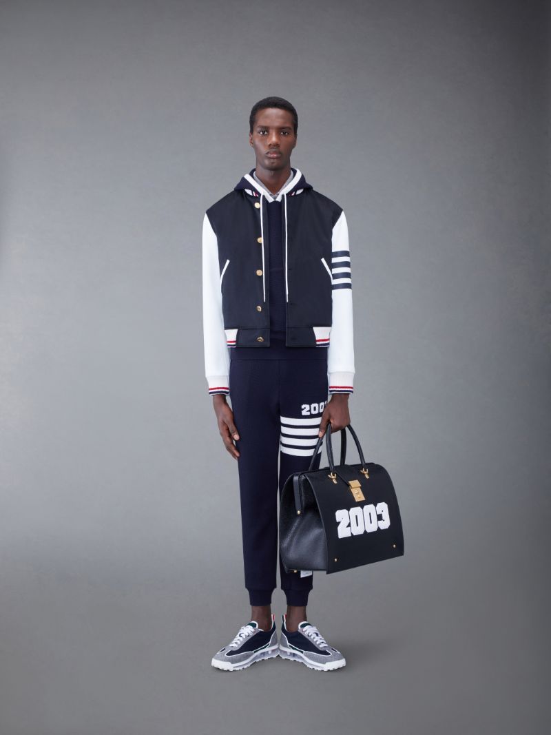 Shop Louis Vuitton Stripes Monogram Casual Style Rib Long Sleeves