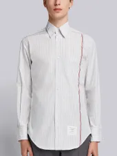 Left-center Stripe Classic University Stripe Long Sleeve Oxford Shirt