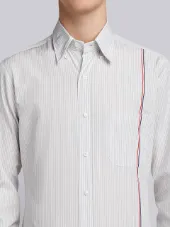 Left-center Stripe Classic University Stripe Long Sleeve Oxford Shirt