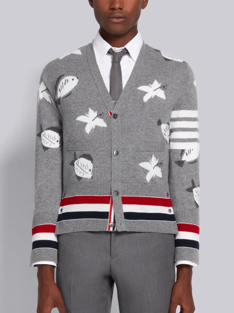 Thom browne half 2024 and half cardigan