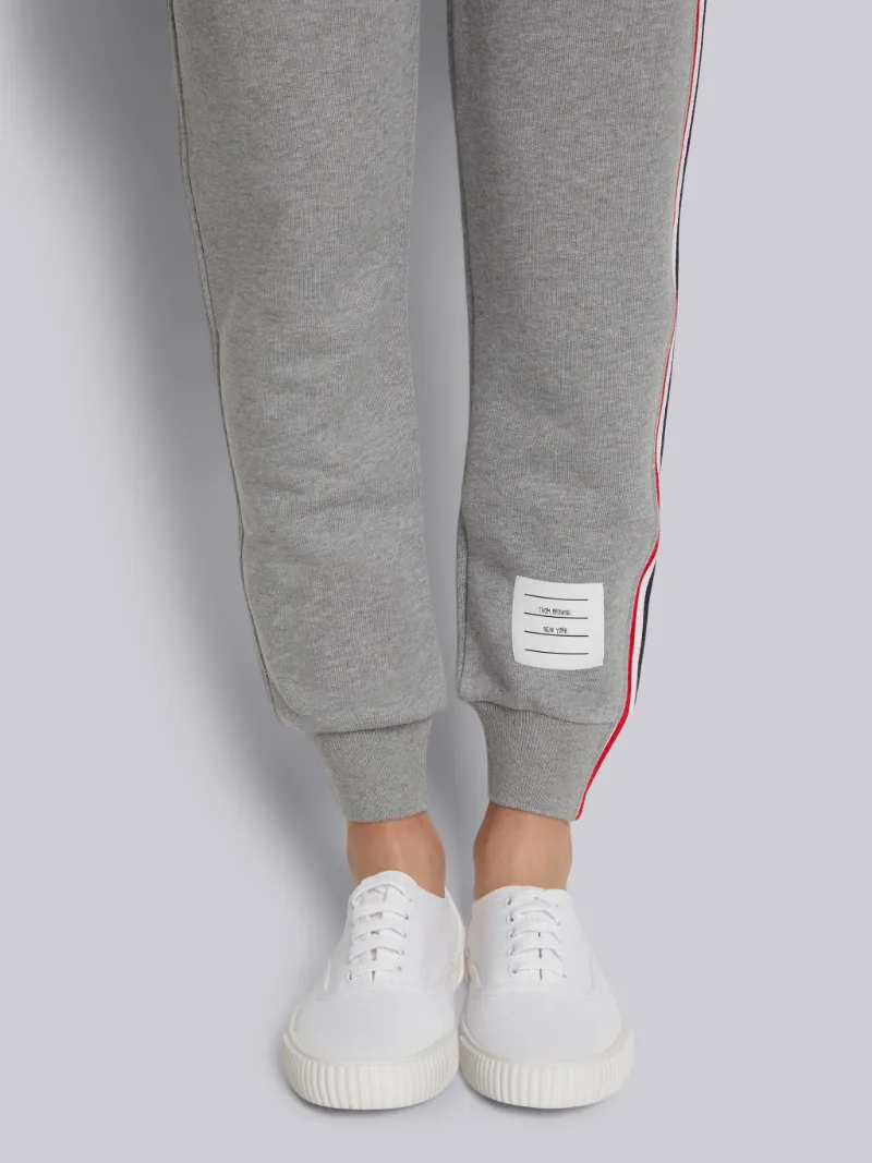 Light Grey Classic Loopback Left Stripe Light Grey Sweatpant