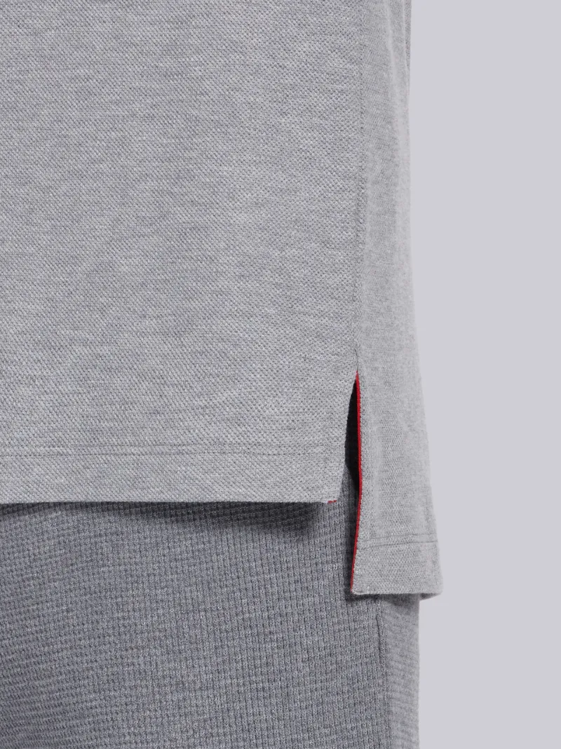 Light Grey Classic Pique RWB Detailing T-shirt