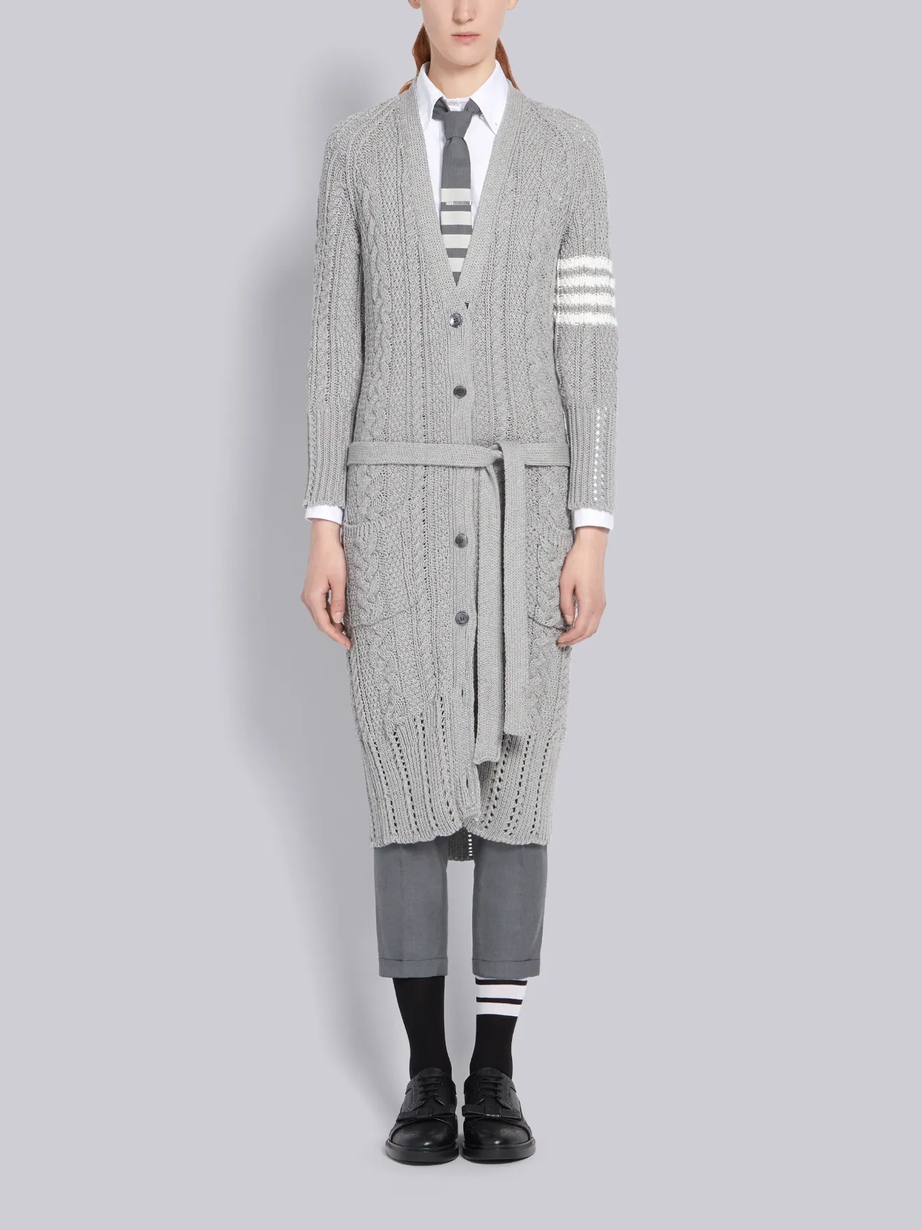 thom browne long cardigan