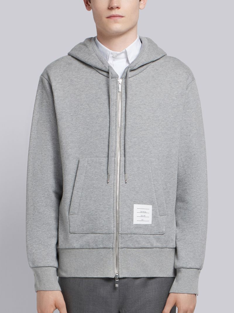 light grey zip up jacket