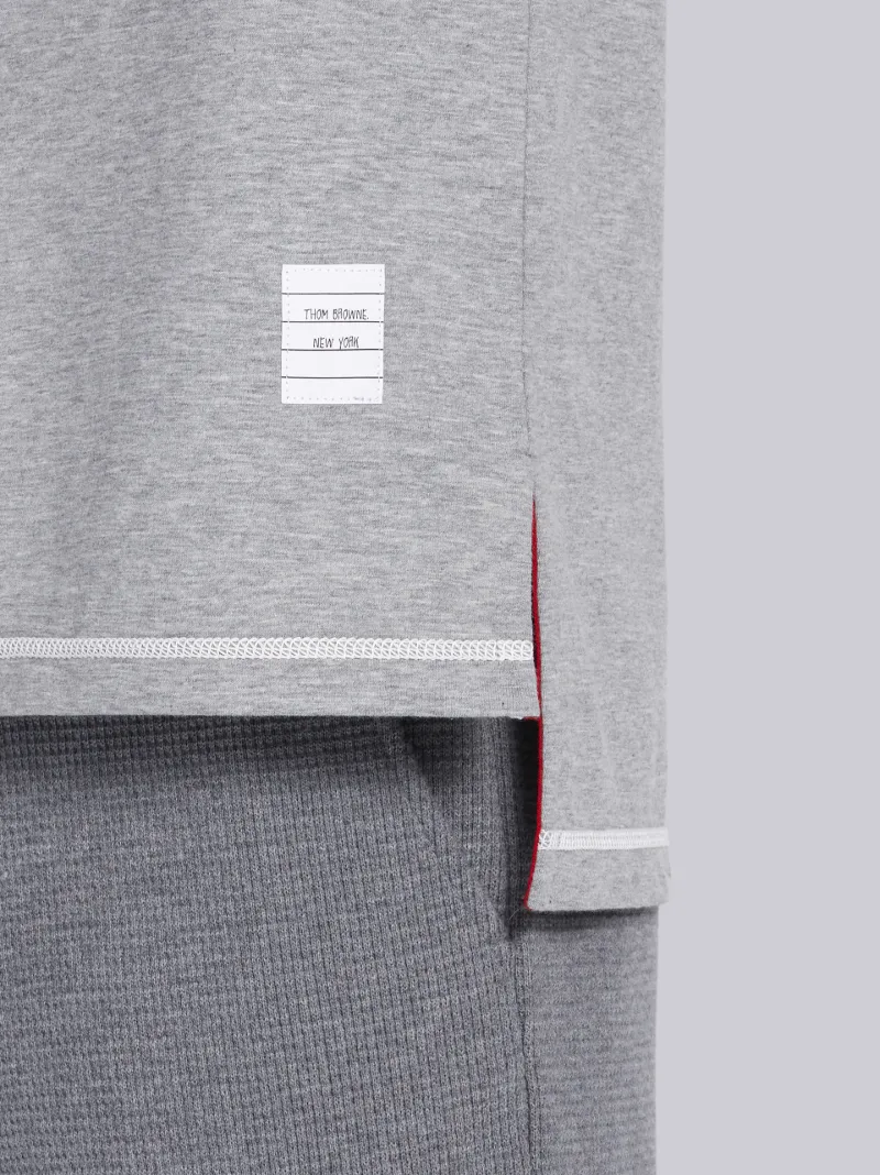 Light Grey Jersey Polo