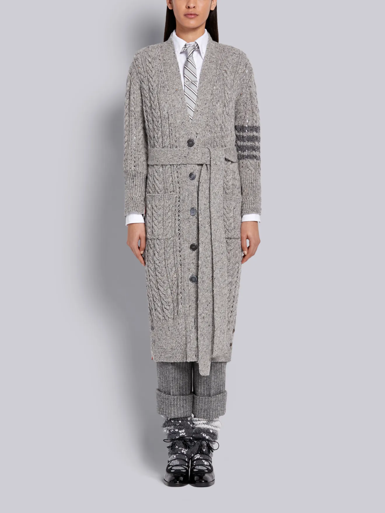 thom browne long cardigan