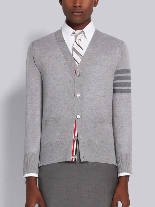 thom browne black cardigan