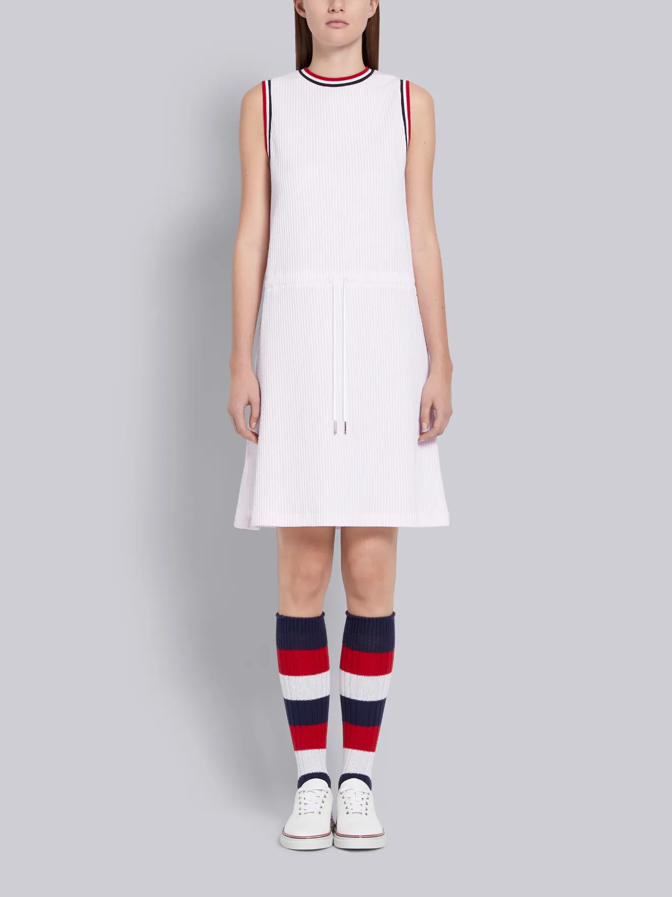 seersucker stripe dress