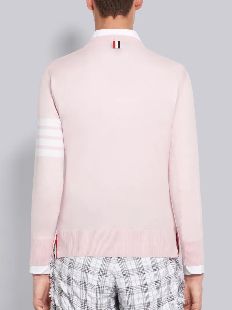 thom browne pink sweater