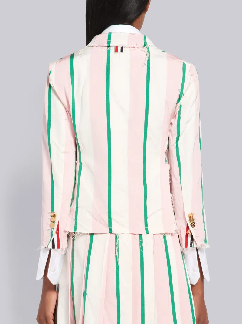 Pink hot sale striped jacket