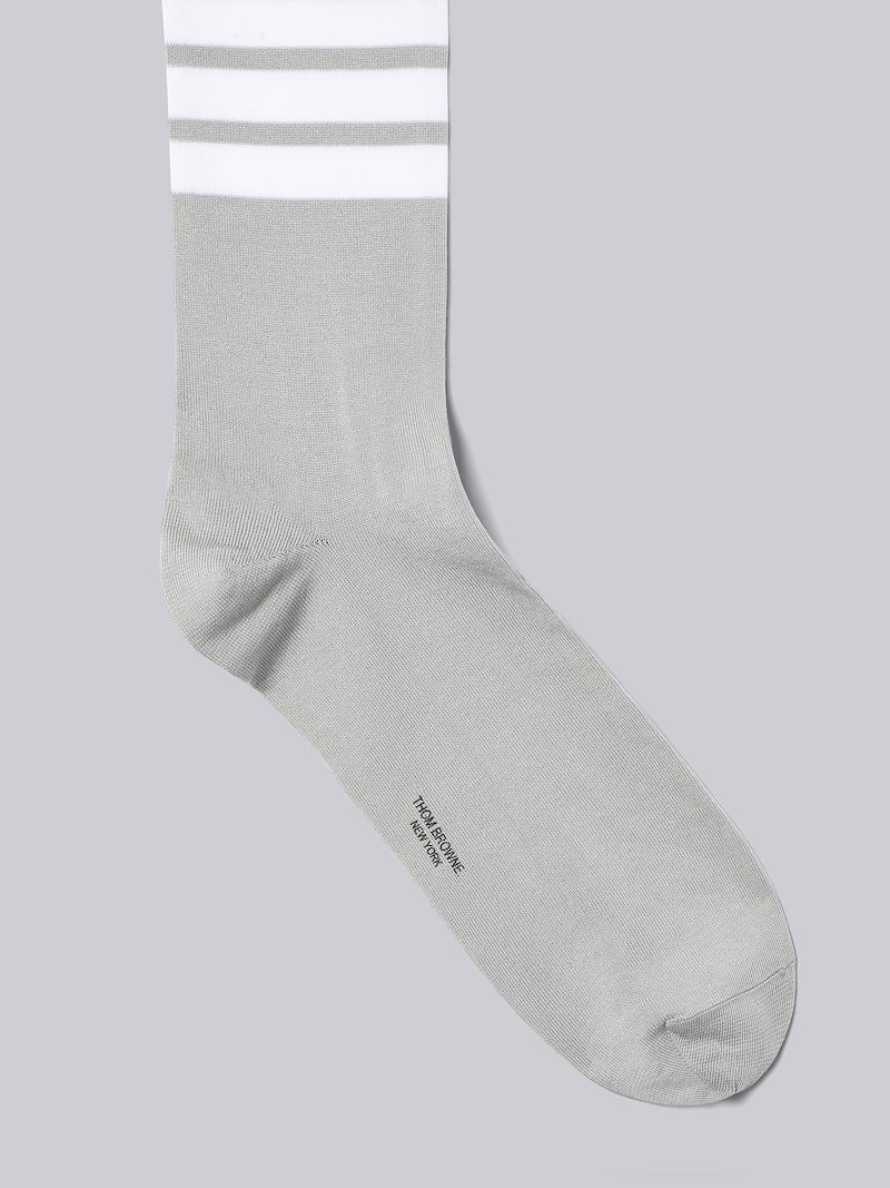 Lightweight Cotton 4-Bar Mid-calf Socks