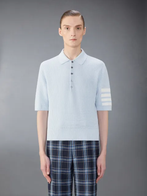 THOM BROWNE トムブラウン トリコロール ポロシャツ サイズ4