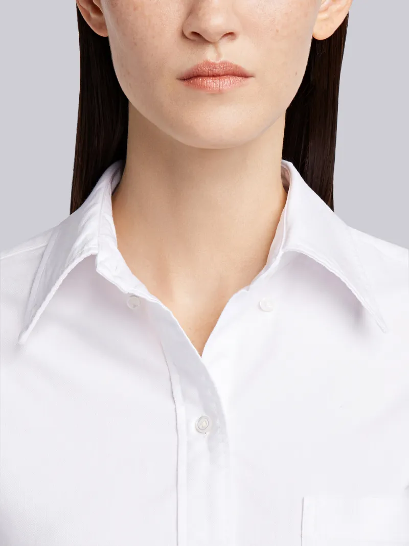 white polo long sleeve button up