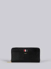 Long Zip Around Purse In Pebble Lucido Leather