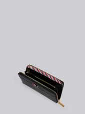 Long Zip Around Purse In Pebble Lucido Leather