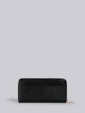 Long Zip Around Purse In Pebble Lucido Leather