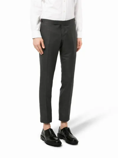 Low Rise Skinny Side Tab Trouser In Super 120's Twill | Thom