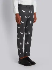 Low Rise Skinny Side Tab Trouser With Funmix & Hector Embroidery