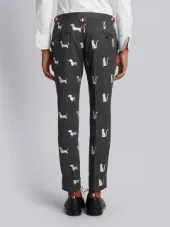Low Rise Skinny Side Tab Trouser With Funmix & Hector Embroidery