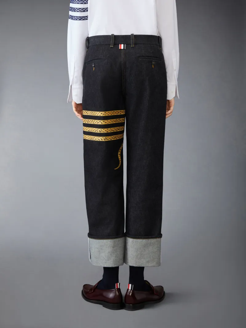 LUNAR NEW YEAR DENIM TROUSER