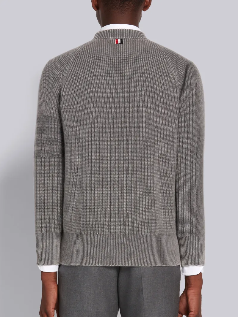 Thom Browne Grey Cashmere Bralette Thom Browne